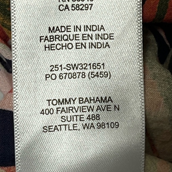 Tommy Bahama Multicolor Tropical Blouse - Picture 5 of 7